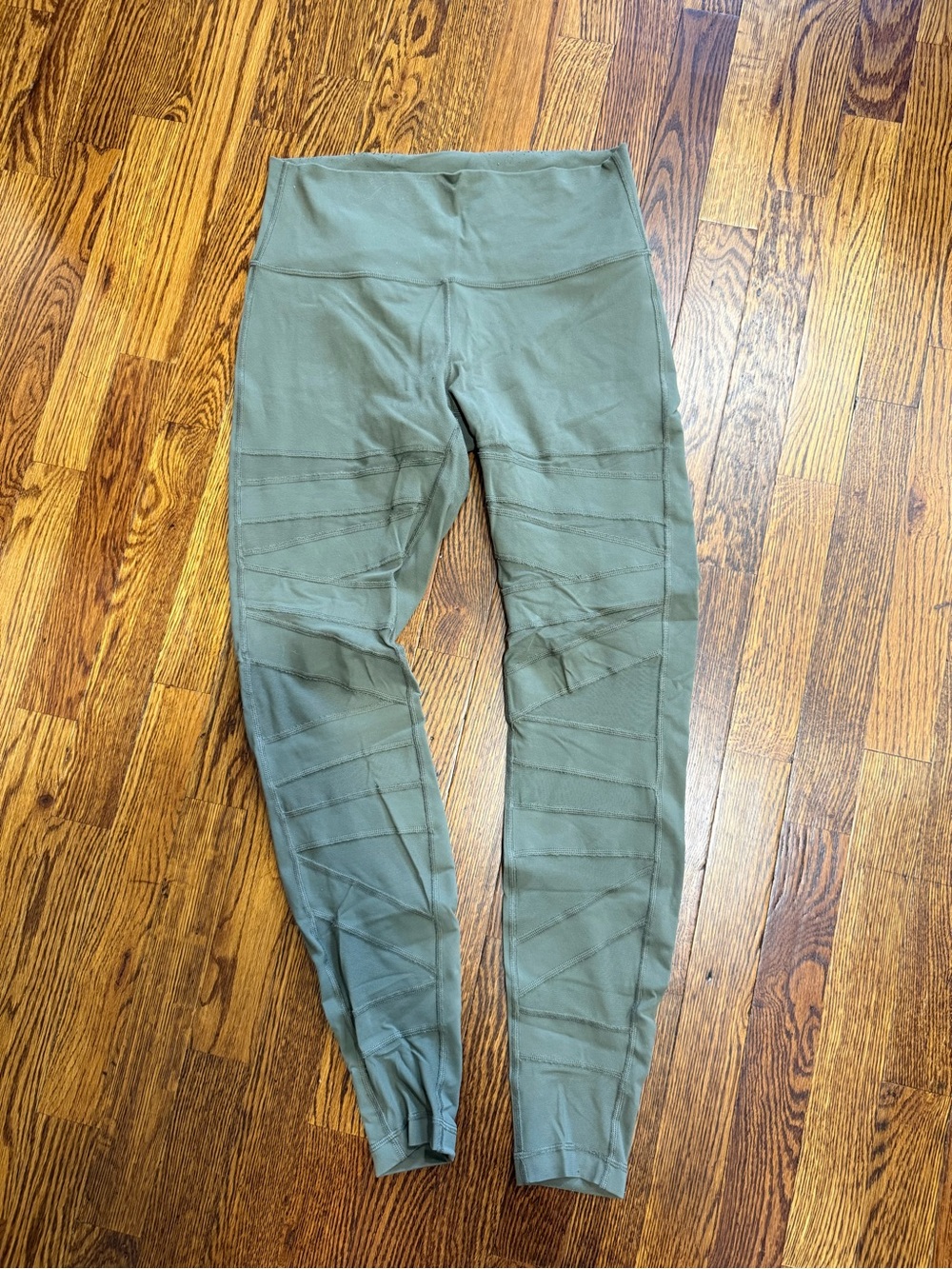 lululemon athletica Olive Green High-Waist Leggings